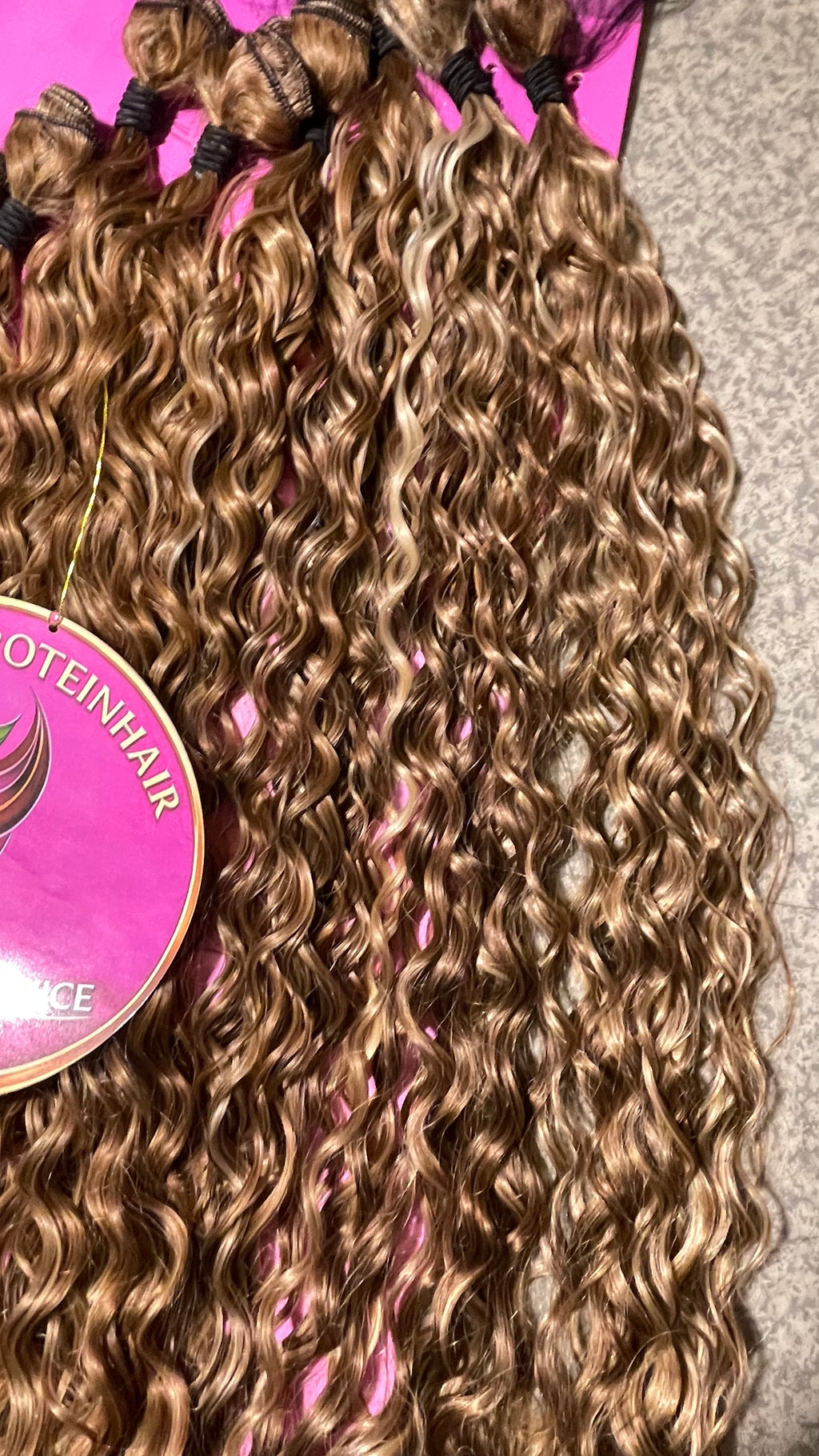 Tissage wave en biofibre ! 9 boules de tissage taille 26 28