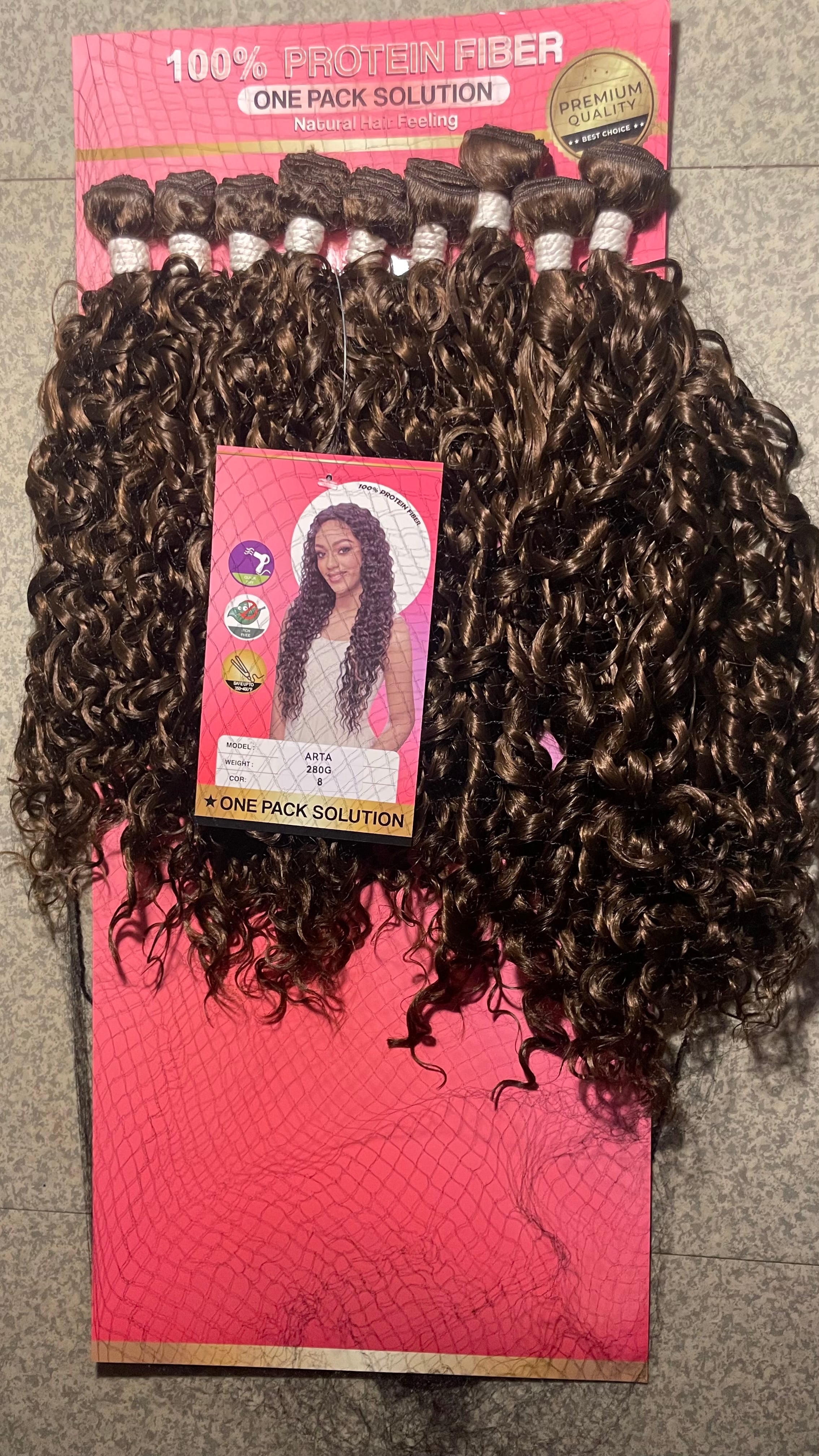 Tissage brésiliens 100 pour cent biofibre taille 26 pouces