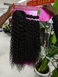 Disponible 14 juillet Neuf boules de tissage ondulé plus une closure . 450g (10 au total )
