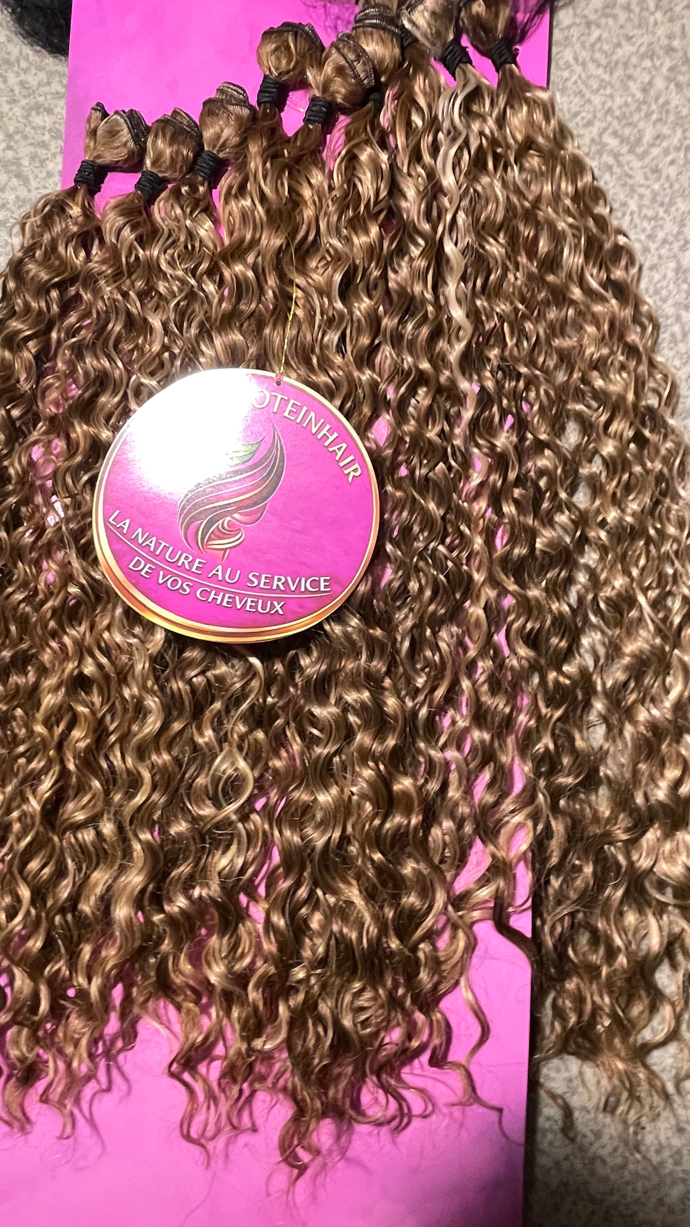 Tissage wave en biofibre ! 9 boules de tissage taille 26 28
